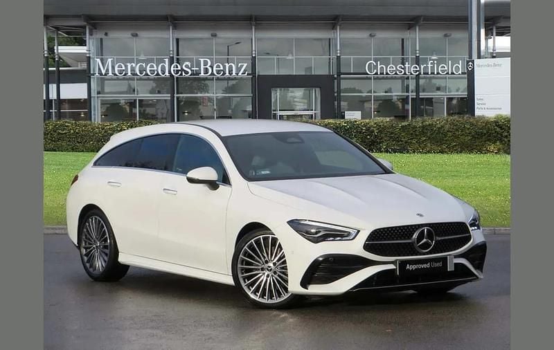 Used Mercedes CLA220 Shooting Brake AMG Line Premium 188 HP (138 kW) 2024 White Estate