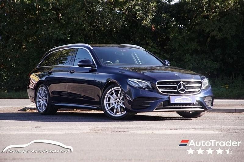 Blue Used 2020 Mercedes E220 AMG line Estate | £19,099 (Good price) - Image 1/4