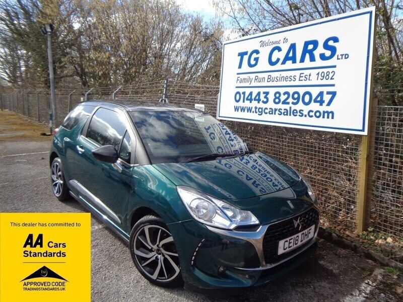 Green Used 2017 DS Automobiles DS3 Connected Chic Hatchback | £5,950 (Fair price) - Image 1/4