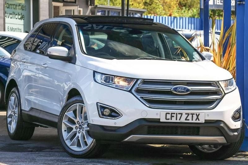 White Used 2017 Ford Edge Titanium SUV | £10,991 (Good price) - Image 1/1