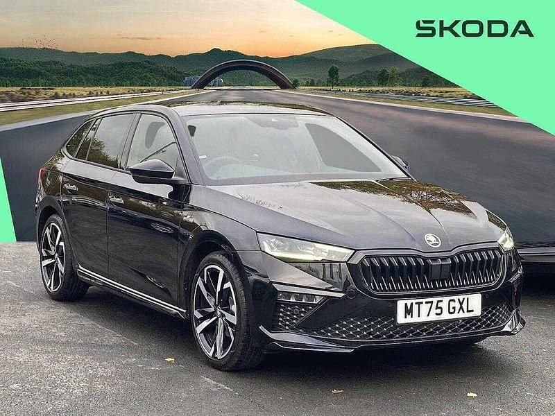 Black Used 2025 Skoda Scala Monte Carlo Hatchback | £22,480 (Expensive) - Image 1/4