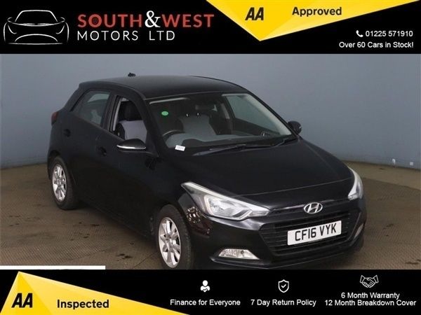 Black Used 2016 Hyundai i20 SE Hatchback | £6,975 (Fair price) - Image 1/1