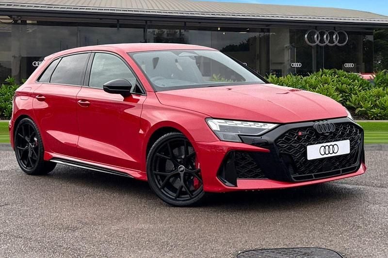 Red New 2026 Audi RS3 Premium Sedan | £60,990 (Super price) - Image 1/4