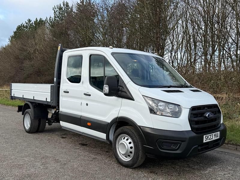 Used Ford Transit 130 HP (95 kW) 2023 White Cabriolet