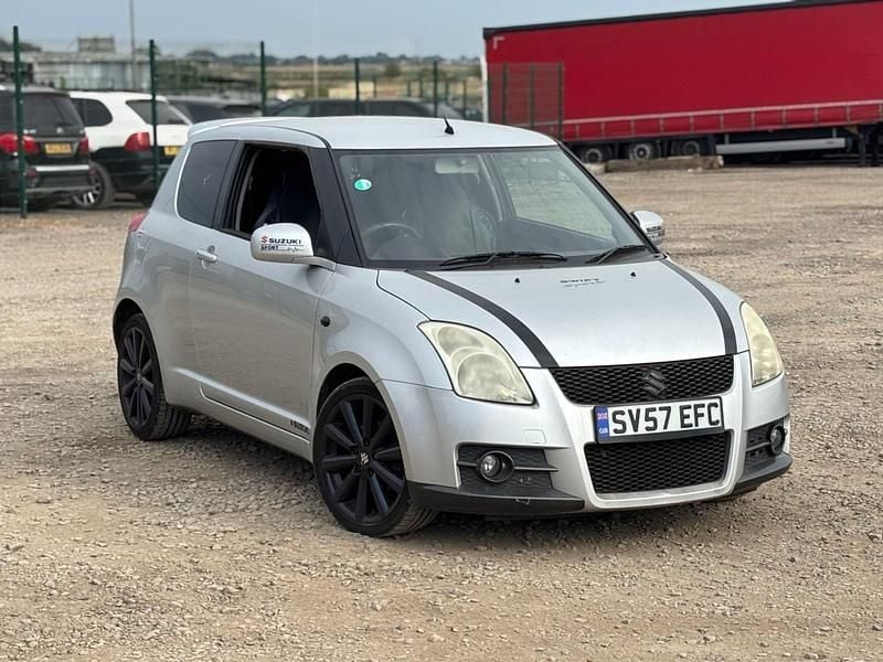 Silver Used 2007 Suzuki Swift Sport Hatchback | £1,490 (Good price) - Image 1/4