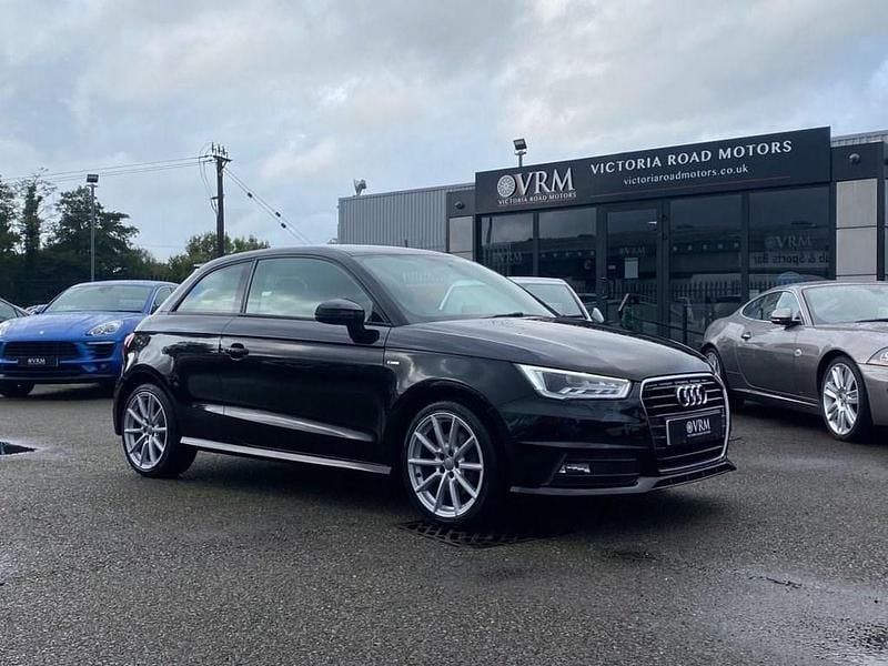 Black Used 2015 Audi A1 S-Line Hatchback | £8,299 (Fair price) - Image 1/4