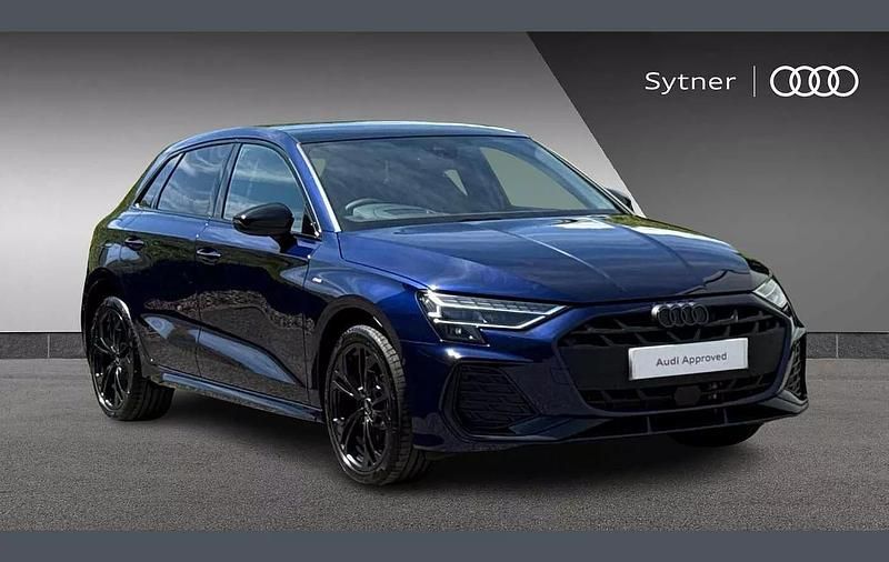 Blue Used 2025 Audi A3 e-tron Black Edition Hatchback | £36,000 - Image 1/4