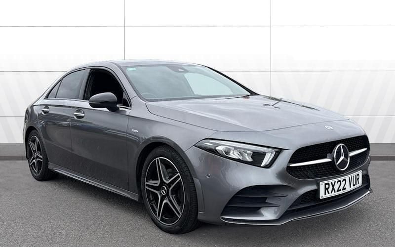 Grey Used 2022 Mercedes A180 AMG Line Premium Sedan | £20,187 (Fair price) - Image 1/4