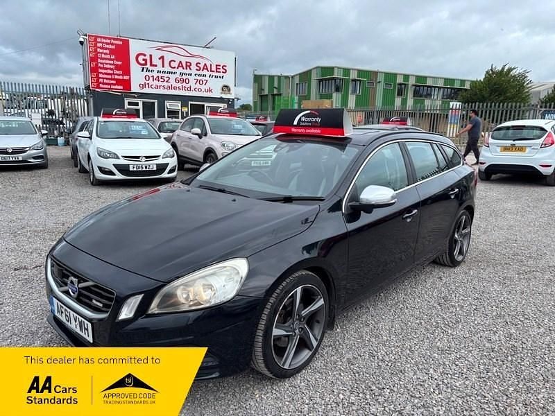 Black Used 2011 Volvo V60 R-Design Estate | £4,610 - Image 1/4