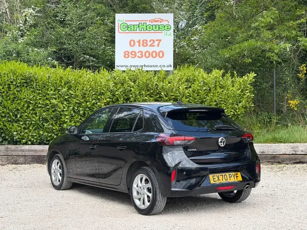 Used Vauxhall Corsa SRi 101 HP (74 kW) 2020 Black Hatchback