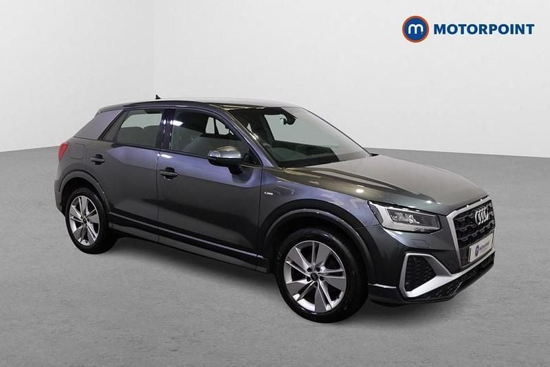 Grey Used 2022 Audi Q2 S-Line SUV | £19,099 (Fair price) - Image 1/4