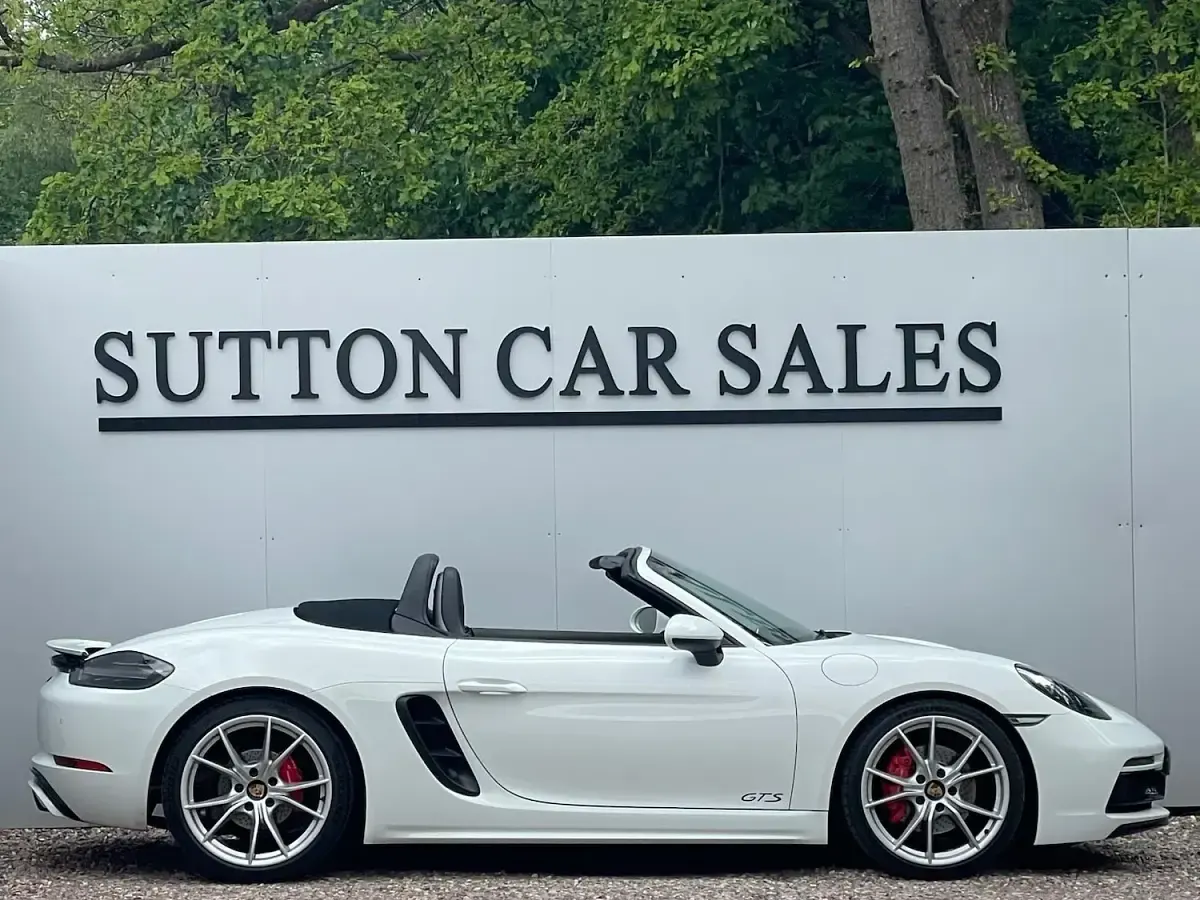 Used Porsche Boxster 2018 White Cabriolet