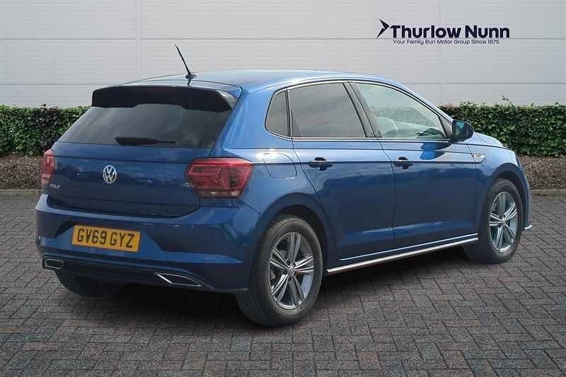 Used VW Polo R-line 116 HP (85 kW) 2020 Blue Hatchback
