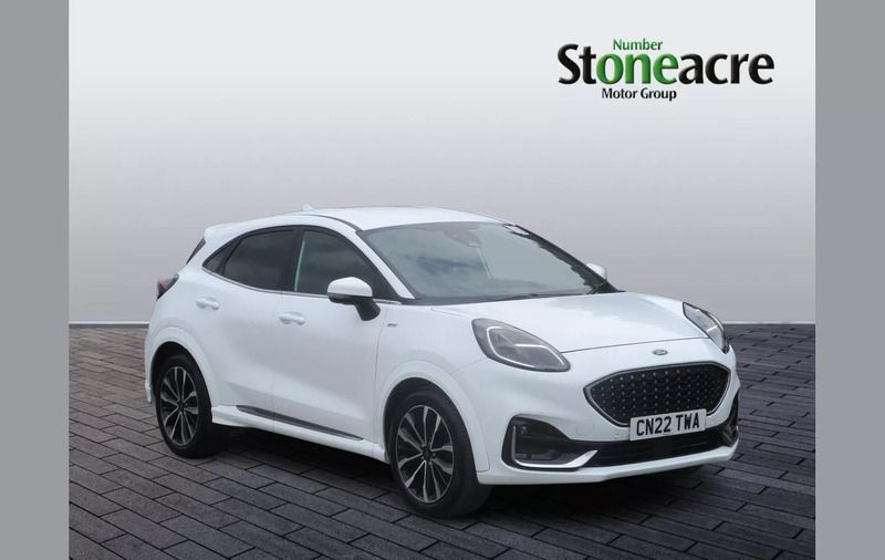 White Used 2022 Ford Puma ST-Line SUV | £18,990 (A bit pricey) - Image 1/4