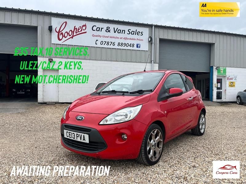 Red Used 2013 Ford Ka Titanium Hatchback | £1,995 (Super price) - Image 1/1