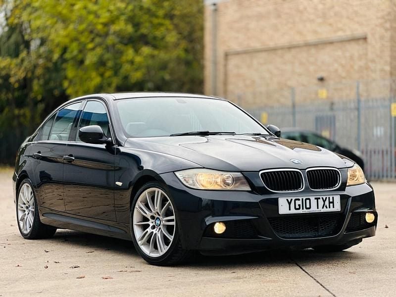 Black Used 2010 BMW 318 M Sport Sedan | £3,995 (Expensive) - Image 1/4