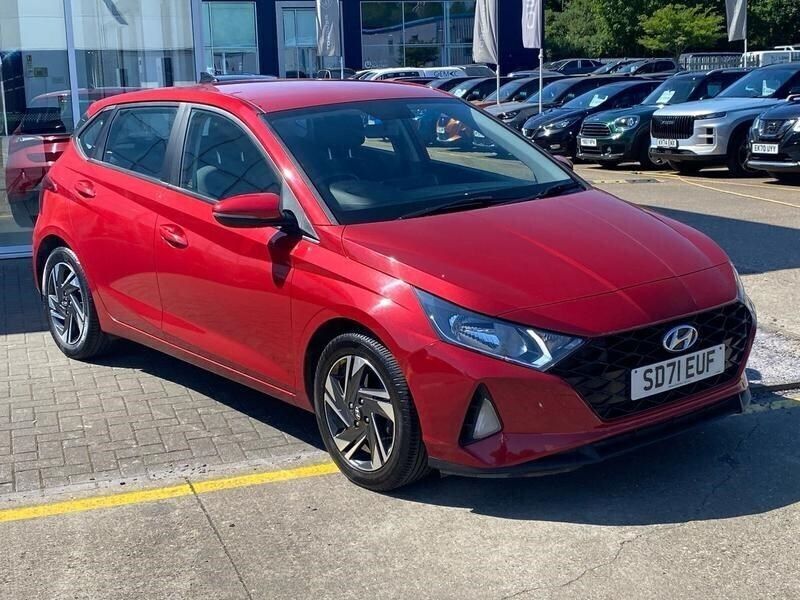 Red Used 2021 Hyundai i20 Hatchback | £10,395 (Fair price) - Image 1/4