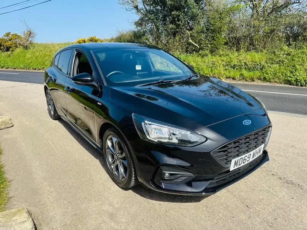 Begagnad Ford Focus ST-Line 125 HK (91 kW) 2020 Svart Halvkombi