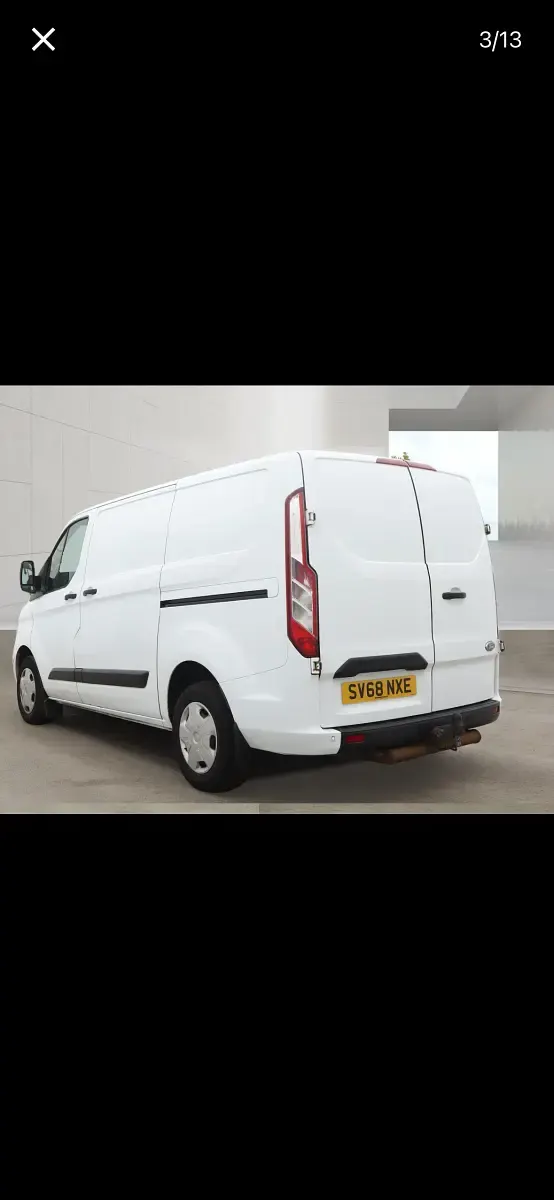 Used Ford Transit Custom Trend 130 HP (95 kW) 2018 White Van