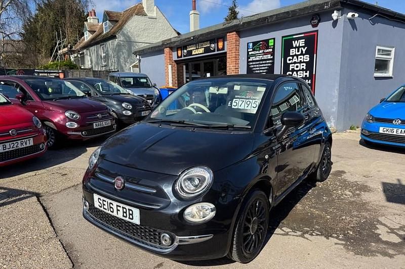 Used Fiat 500C Lounge 69 HP (50 kW) 2016 Cabriolet