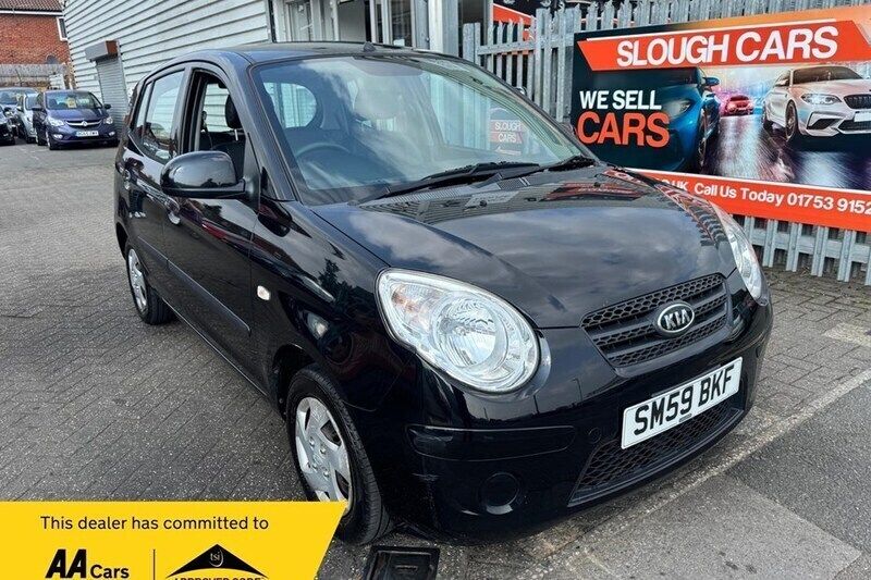 Black Used 2009 Kia Picanto 2 Hatchback | £1,495 (Fair price) - Image 1/1
