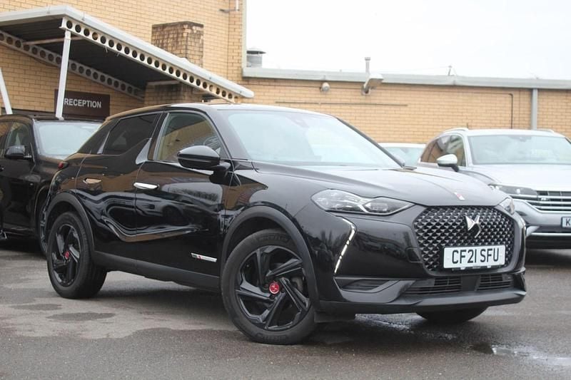 Black Used 2021 DS Automobiles DS3 Performance Line Plus Hatchback | £12,185 (Good price) - Image 1/4