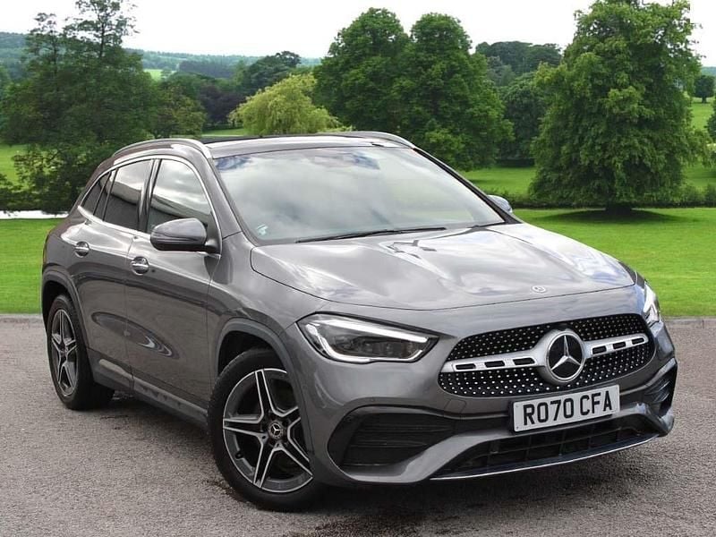 Mountain grey metallic Used 2020 Mercedes GLA200 AMG Line Premium Plus SUV | £27,400 (Fair price) - Image 1/4