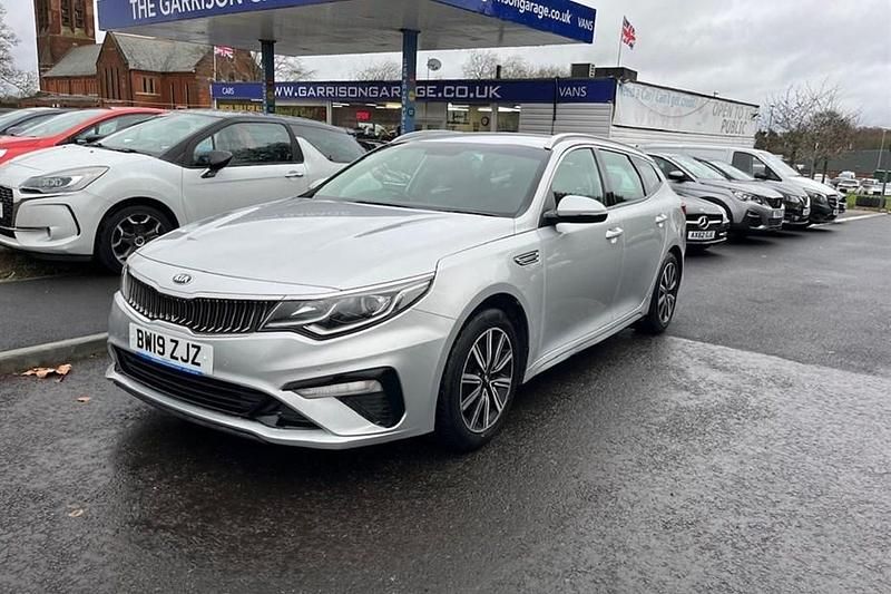 Silver Used 2019 Kia Optima 2 Estate | £8,999 (Fair price) - Image 1/1