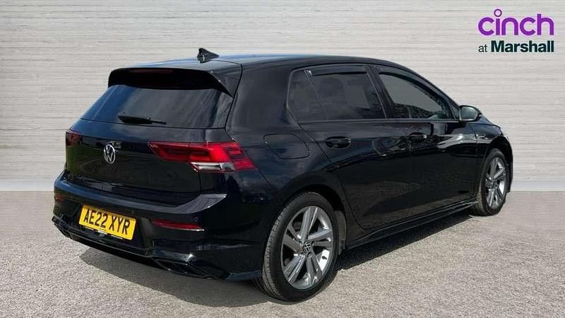 Used VW Golf VIII R-line 150 HP (110 kW) 2022 Black Hatchback