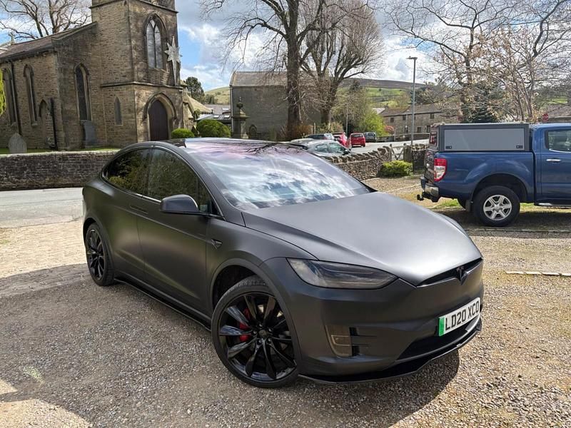 Used Tesla Model X Long Range AWD 102 kW (139 HP) 2020 Black SUV