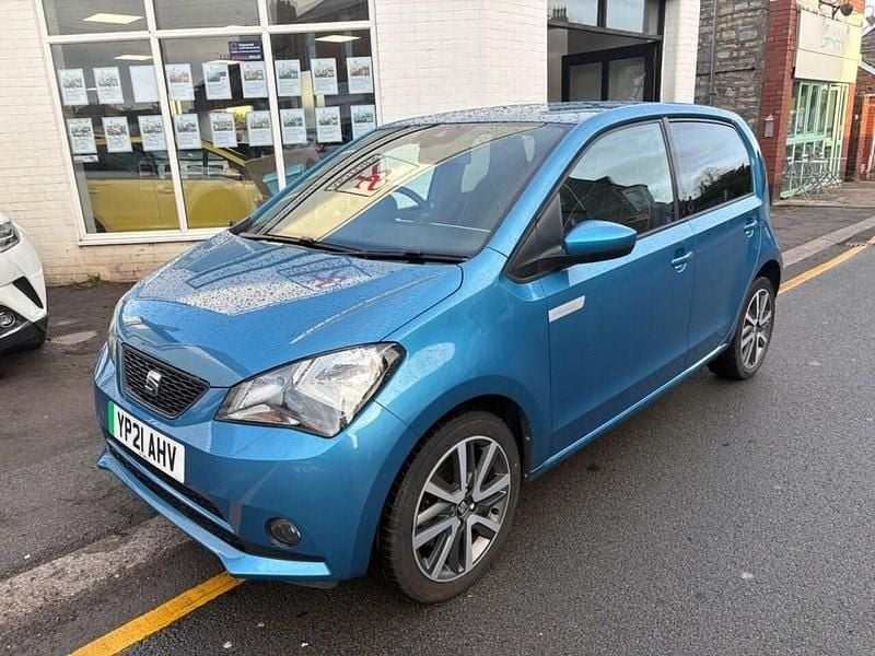 Used Seat Mii Electric 61 kW (83 HP) 2021 Blue Hatchback