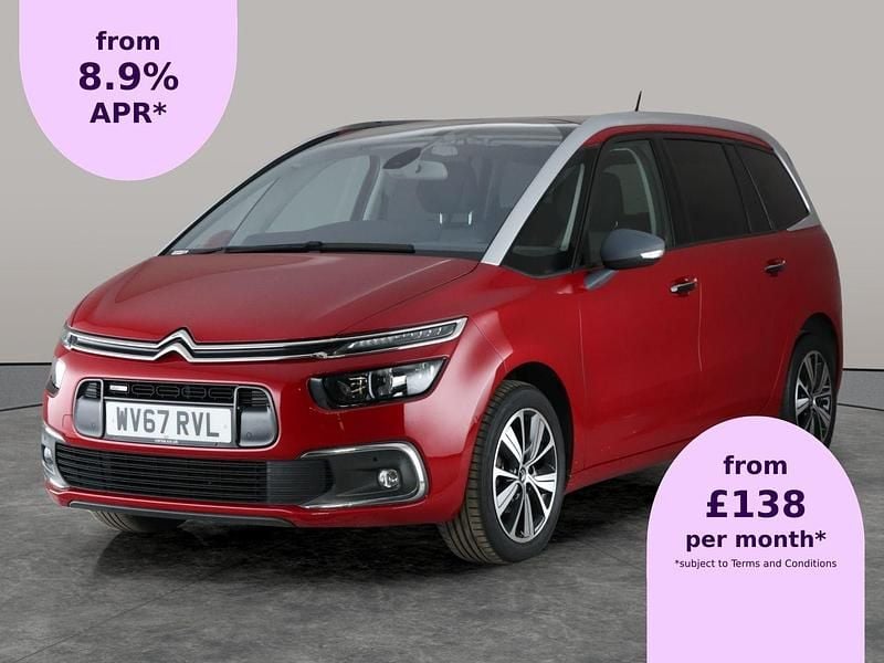 Red Used 2017 Citroën Grand C4 Picasso Flair MPV | £8,951 (Good price) - Image 1/2