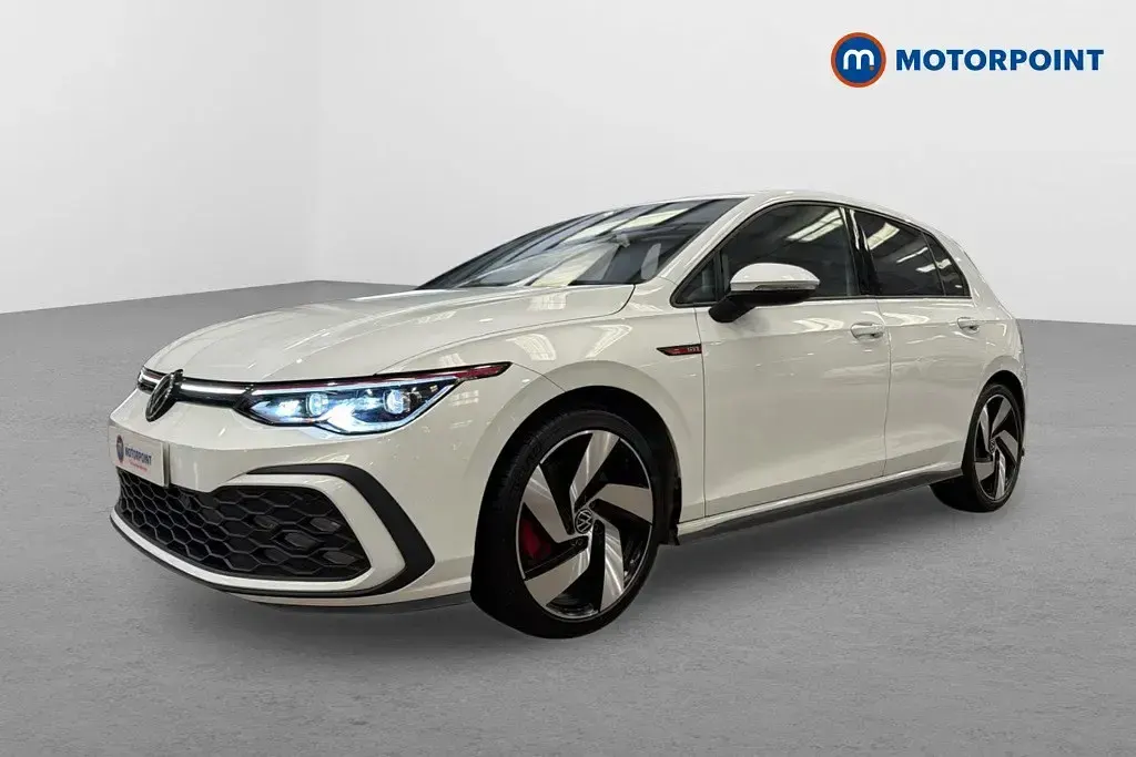 Begagnad VW Golf VII GTI 2021 Vit Halvkombi