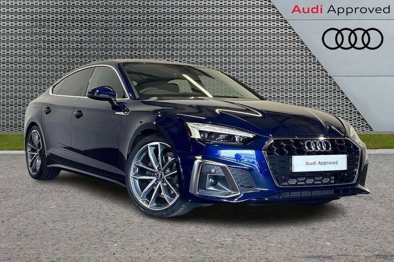 Blue Used 2024 Audi A5 Sportback S-Line Hatchback | £29,800 (Fair price) - Image 1/3