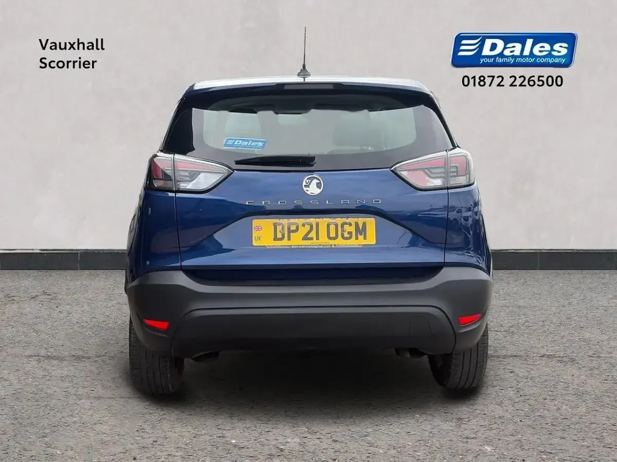 Used Vauxhall Crossland S 82 HP (60 kW) 2021 Blue SUV