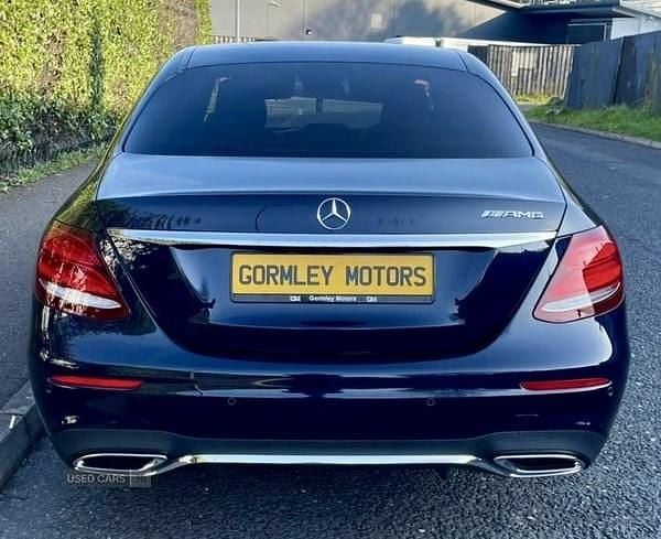 Used Mercedes E220 AMG line 2018 Blue Sedan