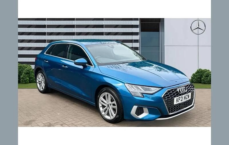 Used Audi A3 Sport 150 HP (110 kW) 2021 Blue Sedan