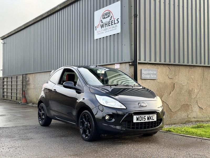 Black Used 2015 Ford Ka Hatchback | £3,395 (Fair price) - Image 1/3