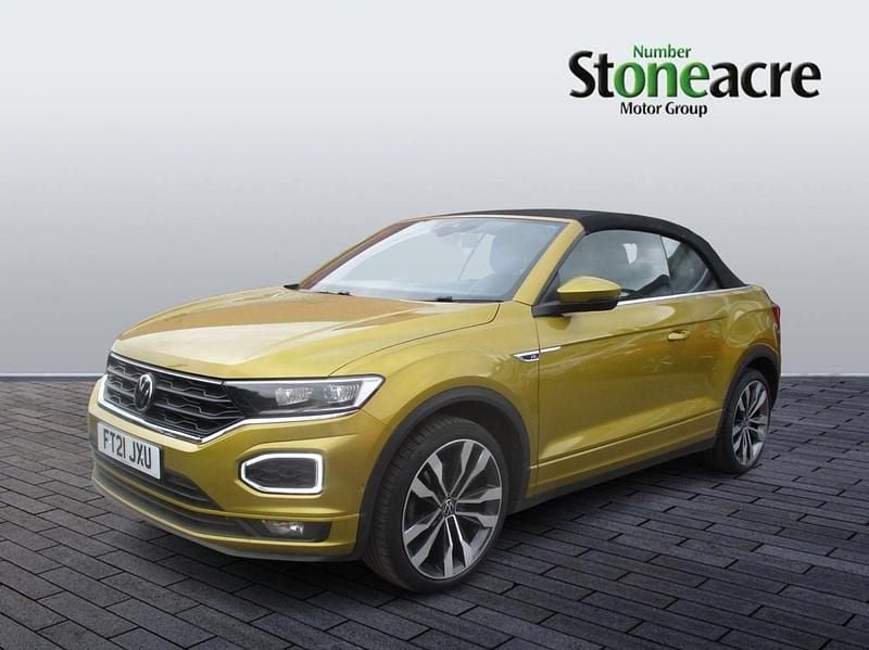 Used VW T-Roc Cabriolet R-line 147 HP (108 kW) 2021 Yellow Cabriolet