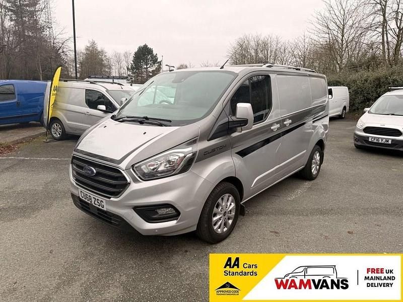 Silver Used 2018 Ford Transit Custom Limited Van | £12,995 (Expensive) - Image 1/4