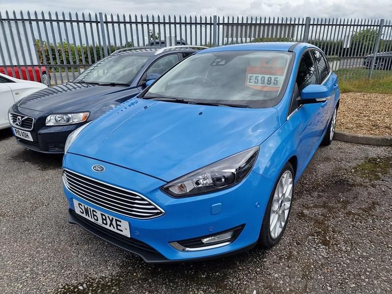 Blue Used 2016 Ford Focus Titanium X Hatchback | £5,995 (A bit pricey) - Image 1/4
