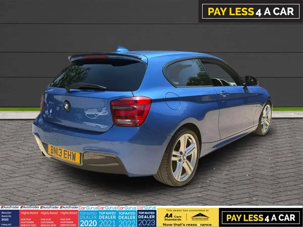 Used BMW 116 M Sport 136 HP (100 kW) 2013 Blue Hatchback