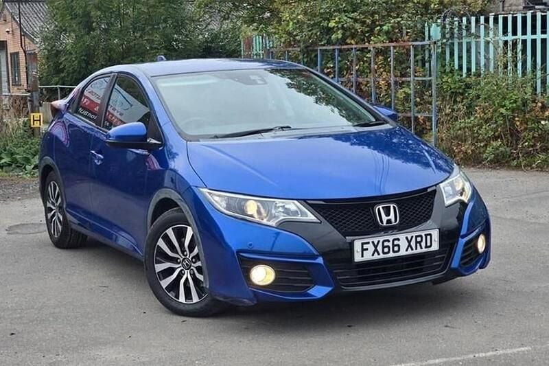 Blue Used 2016 Honda Civic SE Plus Hatchback | £7,250 (Fair price) - Image 1/1