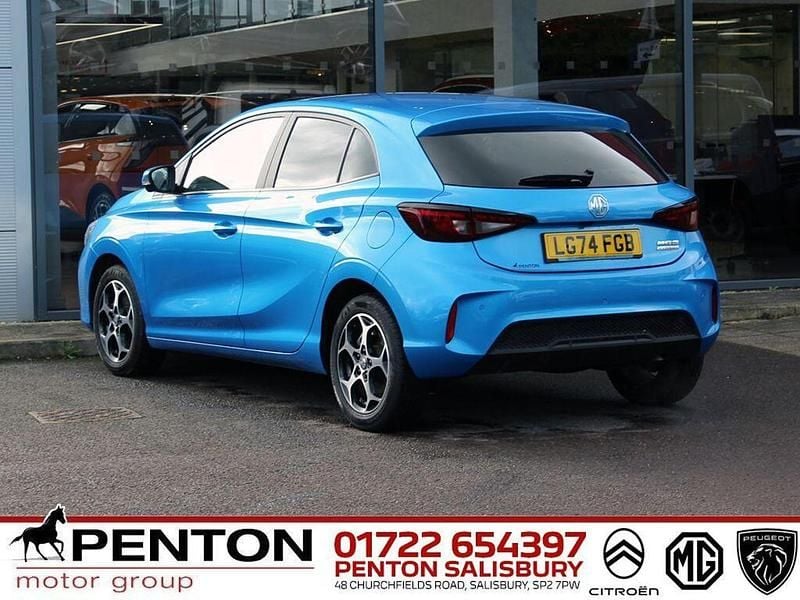 Used MG MG3 Trophy 194 HP (142 kW) 2024 Blue Hatchback