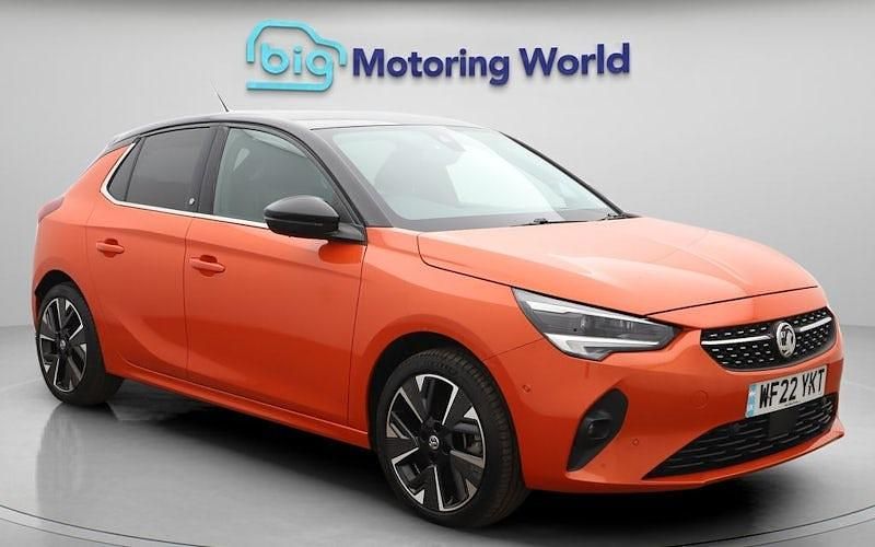Used Vauxhall Corsa-e Elite 100 kW (136 HP) 2022 Orange Hatchback