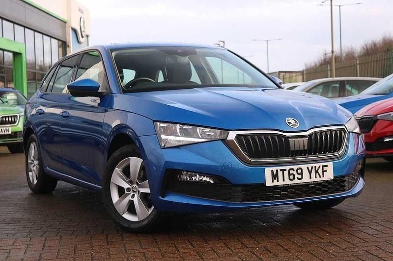 Used Skoda Scala SE 95 HP (69 kW) 2019 Blue Hatchback
