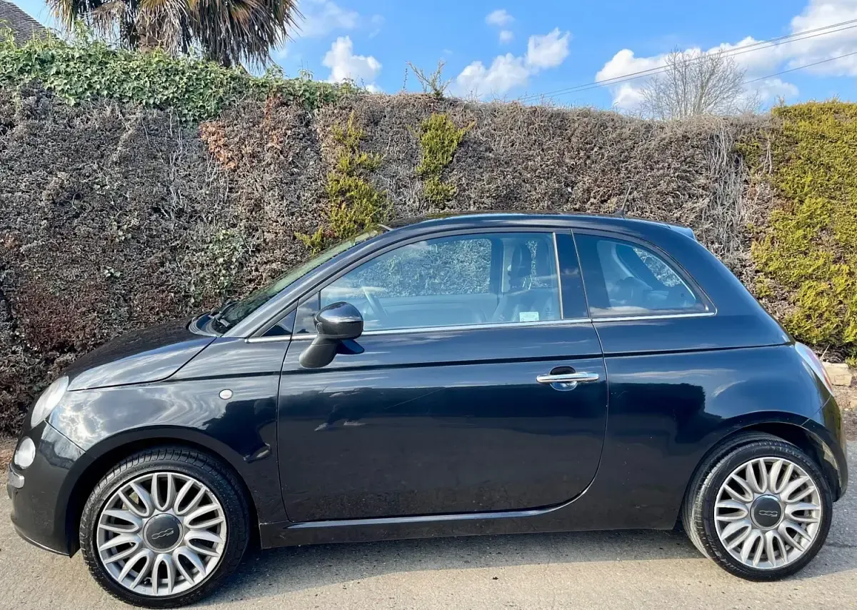 Used Fiat 500 69 HP (50 kW) 2015 Black Hatchback