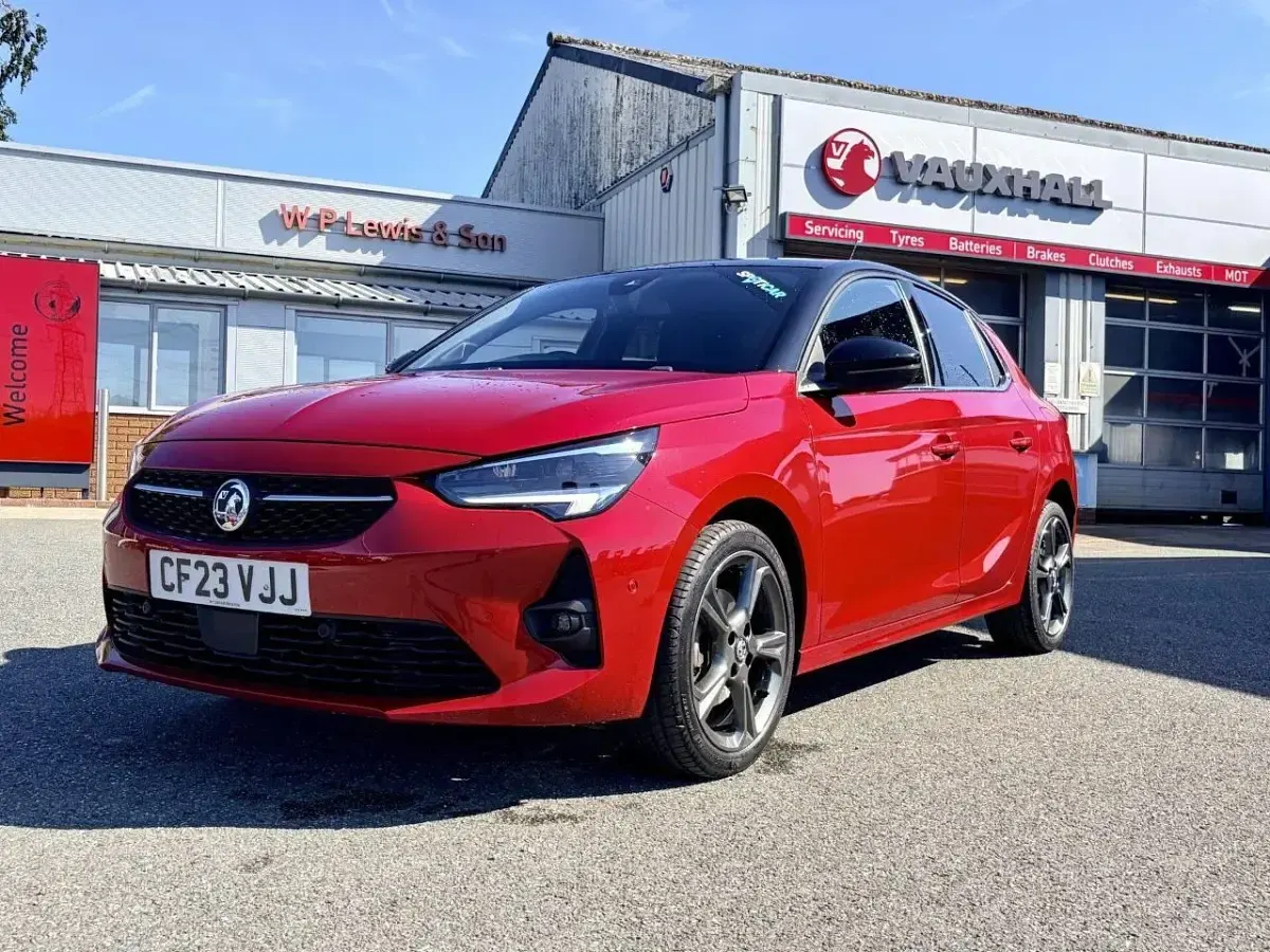 Used Vauxhall Corsa Ultimate 128 HP (94 kW) 2023 Red Hatchback