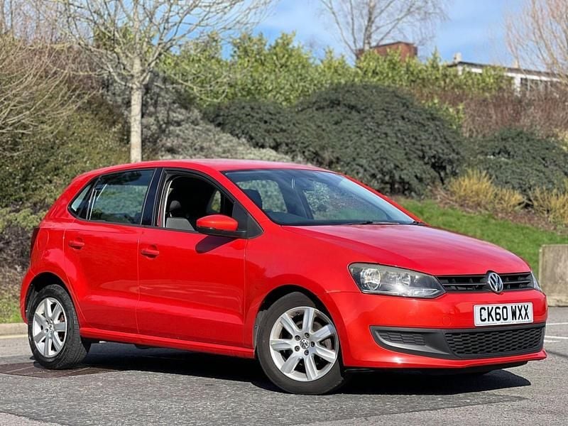 Used VW Polo SE 85 HP (62 kW) 2010 Orange Hatchback