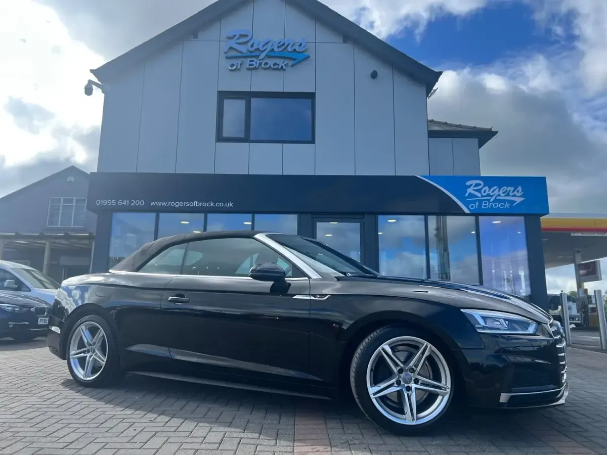 Używany Audi A5 Cabriolet S-Line 190 KM (139 kW) 2018 Czarny Kabriolet